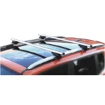 Aerodynamic Aluminum Open Roof Rail Crossbars with Universal Telescopic Feet (Model: RB004-1) - Image 2
