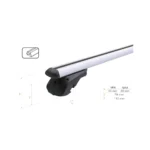 Aerodynamic Aluminum Open Roof Rail Crossbars with Universal Telescopic Feet (Model: RB004-1) - Image 3