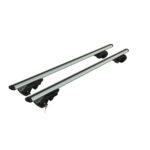Aerodynamic Aluminum Open Roof Rail Crossbars with Heavy-Duty Large Foot Casing (Model: RB007)