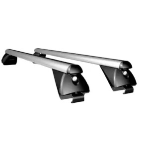 Aluminum oval configuration roof rack bars RB003B for open rail vehicles