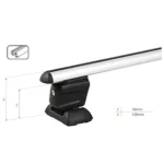 Aerodynamic Aluminum Fixed Point Roof Crossbar System (Model: RB009B) - Image 3