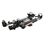 Heavy-Duty 2-Bike Hitch Platform Tray Carrier with Integrated Loading Ramp (Model: HB305) - Image 3