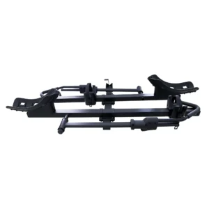Fully folded steel platform hitch bike rack HB-304-2 for compact space saving storage