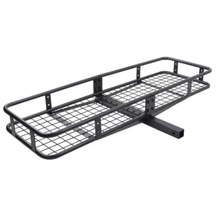 Standalone 1500x530mm heavy duty steel hitch mounted cargo carrier basket model HB-003-3 with 150kg load capacity