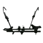 Heavy-Duty 2-Bike Hitch-Mounted Platform Tray Carrier for Fat Bikes (Model: HB-304-2)