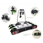 Precision Shim-Tuning 3-Bike Foldable Towbar Platform Carrier (Model: TB009D3)