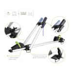 Premium Dual-Lock Roof-Mounted Upright Bicycle Carrier (Model: BC001E) - Image 2