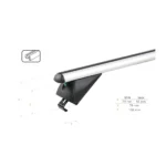 Aerodynamic Aluminum Oval Bar Roof Crossbar System for Flush Rails (Model: RB003B-1) - Image 2
