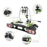 Avant-Garde Sleek 3-Bike Foldable Towbar Platform Carrier (Model: TB009N3) - Image 2