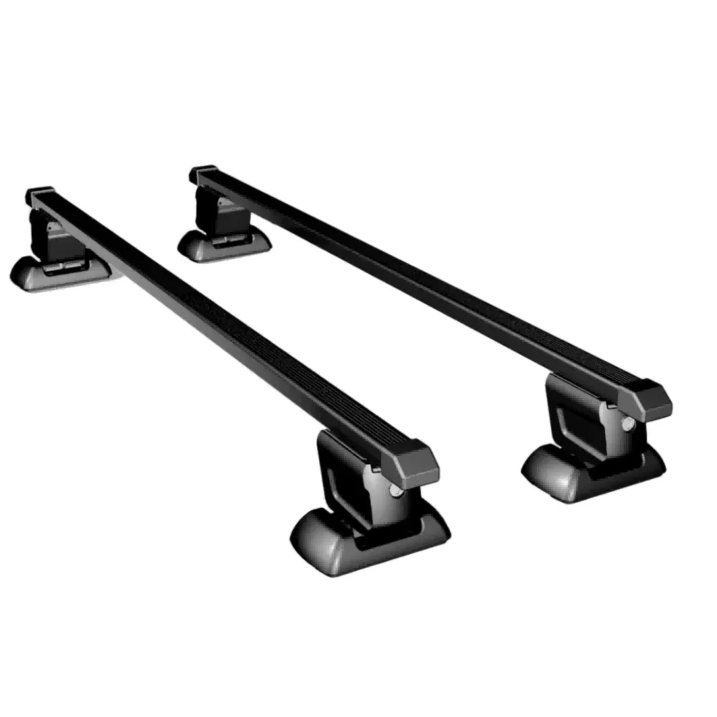 steel-square-roof-rack-bars-fixpoint-rb009a Fixed Point Steel Square Bar Roof Crossbar System (Model: RB009A) - Image 1