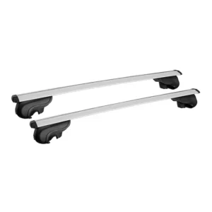 Heavy duty double wall aluminum aerodynamic roof rack bars RB008-1 for flush vehicle rails
